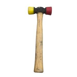 Husky Double-Face Soft Hammer Hickory Handle 12”. Used. {V}.
